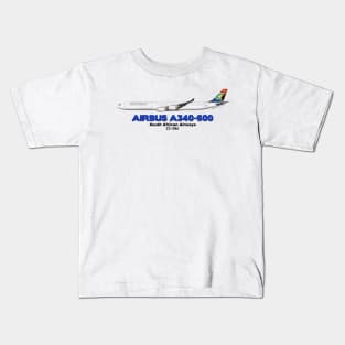 Airbus A340-600 - South African Airways Kids T-Shirt